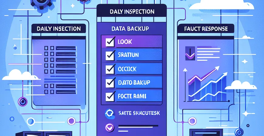  系统运维清单：每日巡检、数据备份、故障响应的“ checklist”  